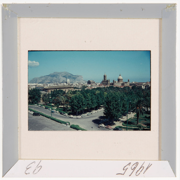 Vorschaubild Palermo: Blick aus dem Normannenpalast auf die Stadt und Monte Pellegrino (Foto 1965) 